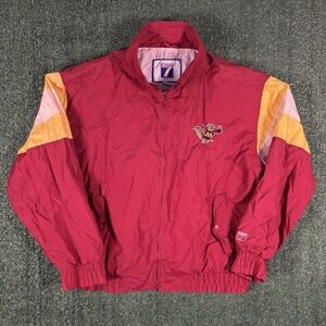 Vintage Logo 7 University Of Minnesota Golphers Full Zip Windbreaker Jacket XL